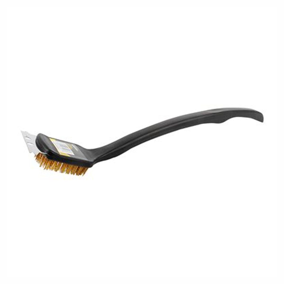 Brosse de nettoyage pour barbecue avec grattoir, 12''