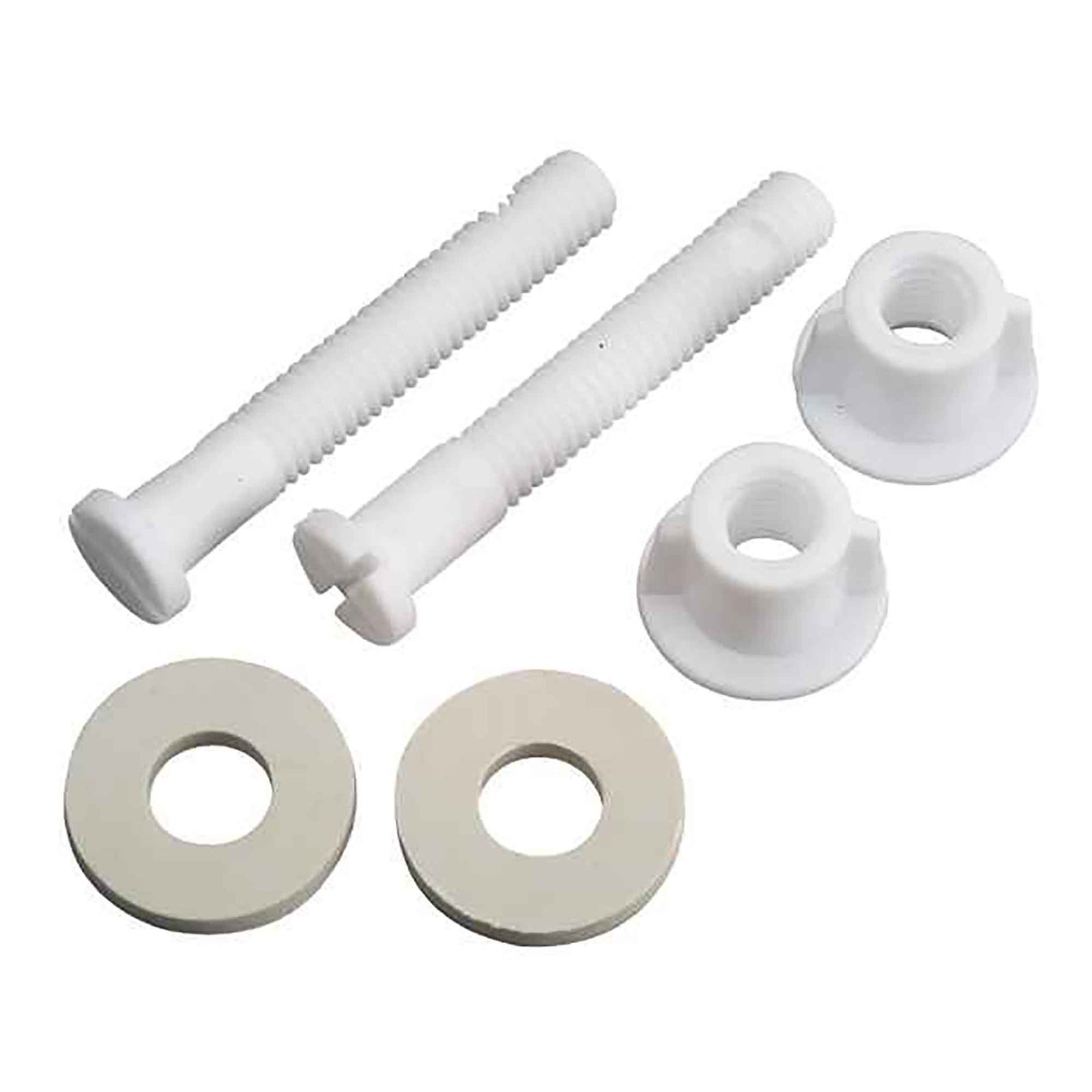 Charnière de siège de toilette en plastique blanc