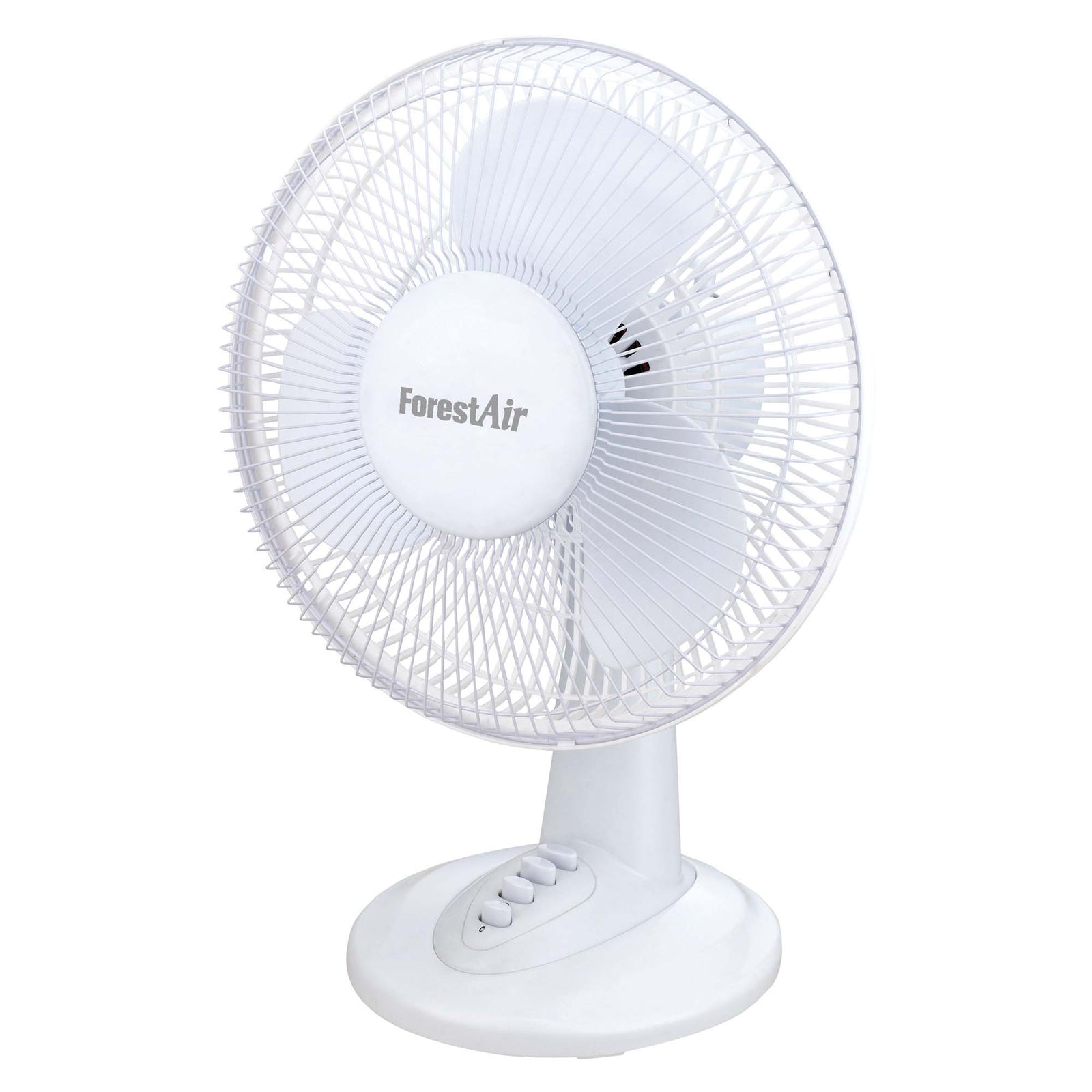 Ventilateur de table 12", blanc