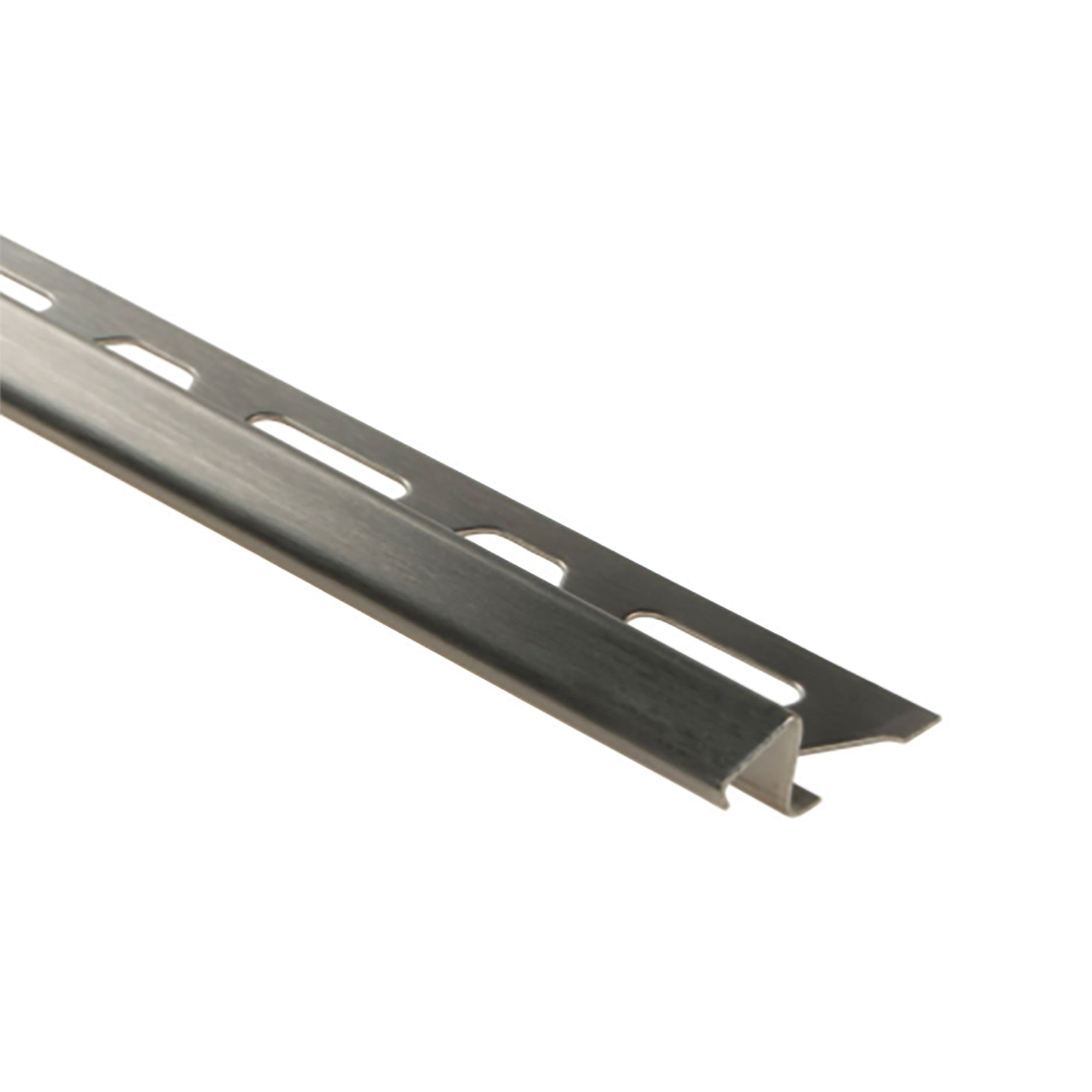 Moulure profilé de protection des bords décoratif pour angles extérieurs à 135° inox brossé