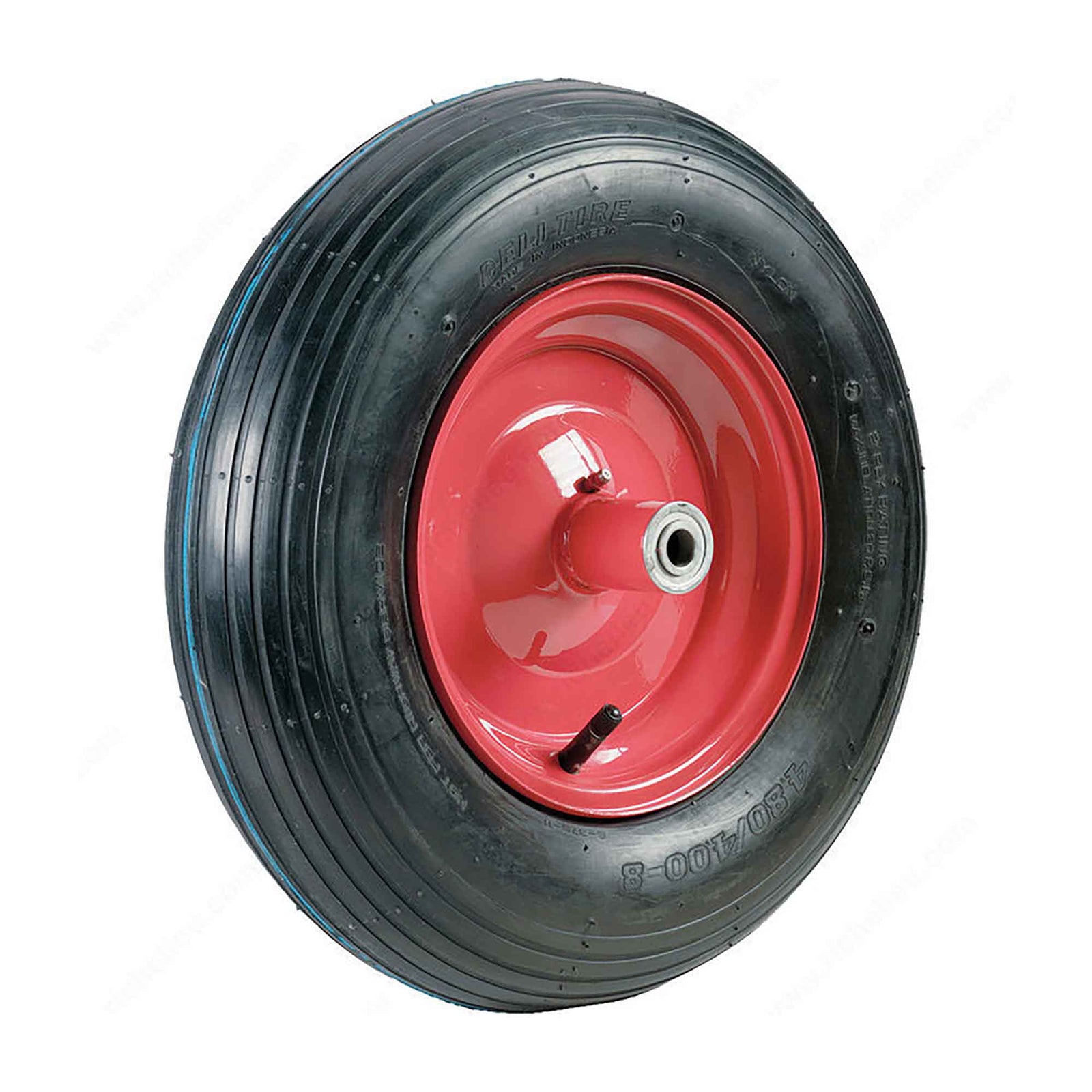 Roue en métal centré pneu nervuré, 16''