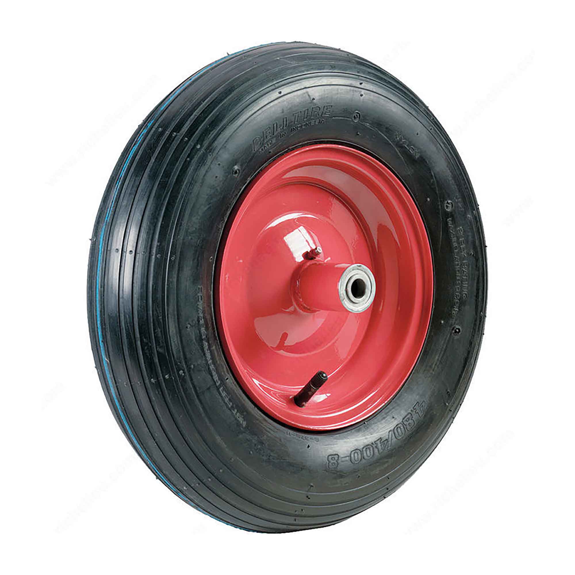 Roue en métal centré pneu nervuré, 16''