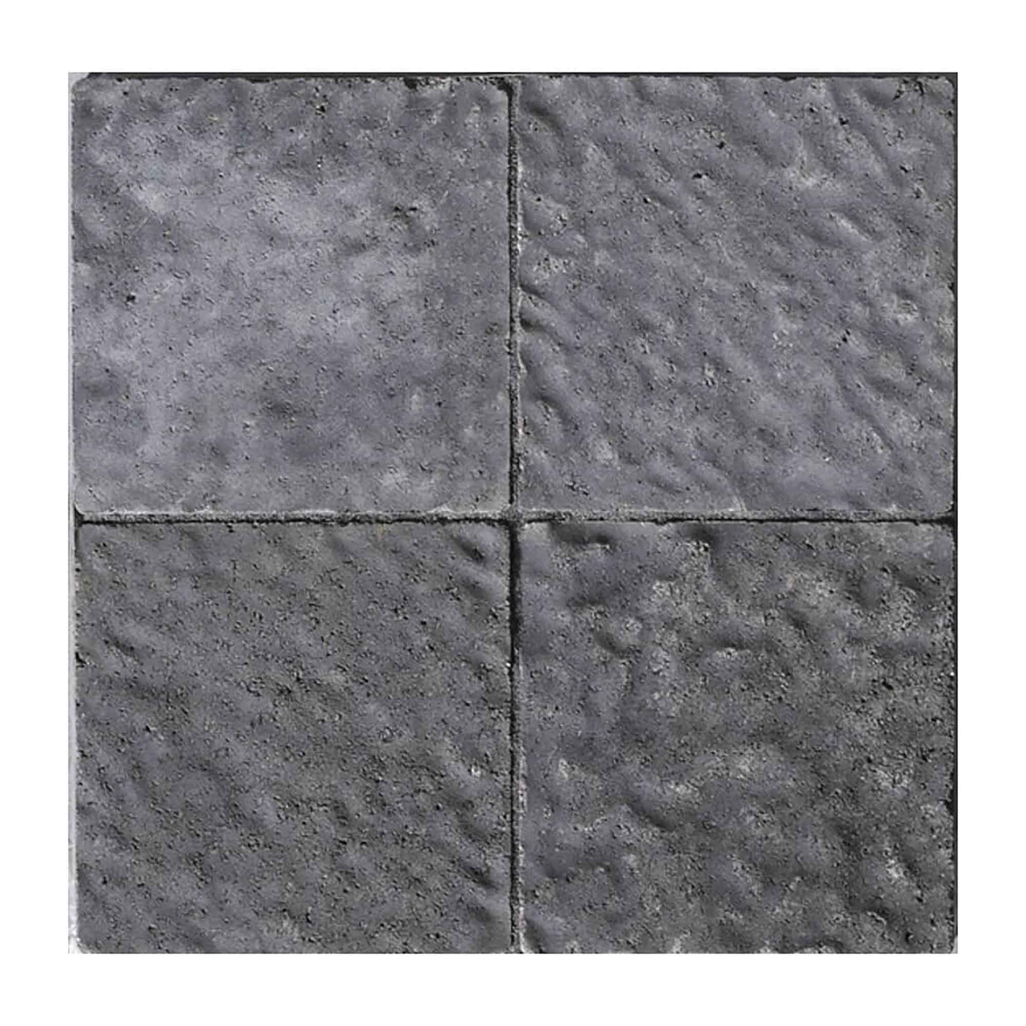 Dalles Domino 12'' x 12'', nuancé gris et charbon