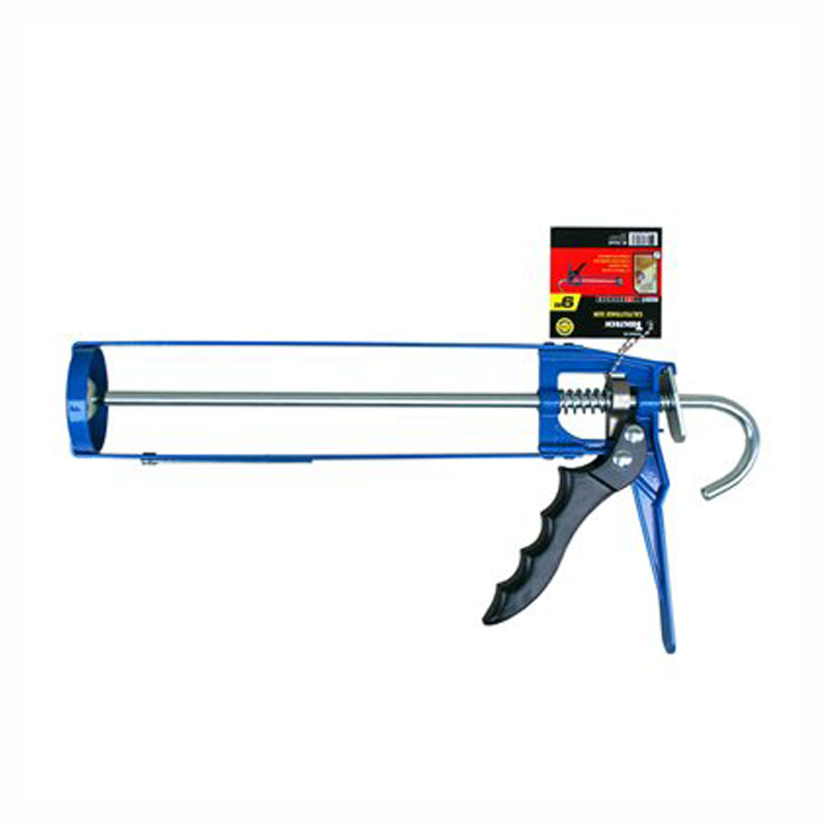 Pistolet à calfeutrer en métal bleu, 9''