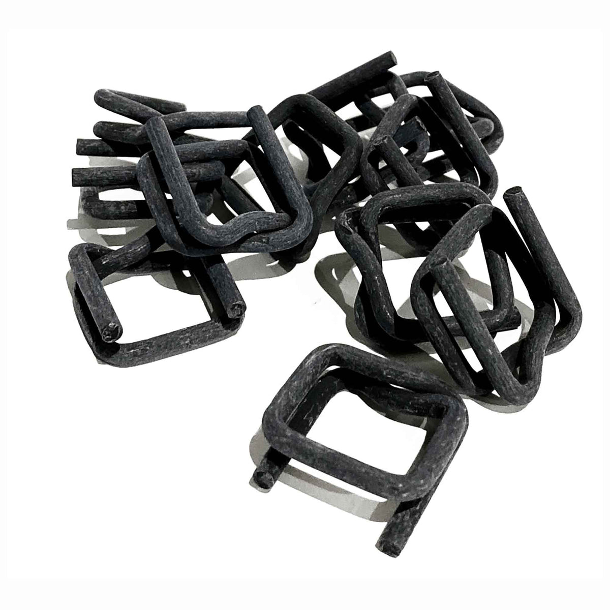 Boucle en acier phosphaté, 3/4’’ (boite de 1000)