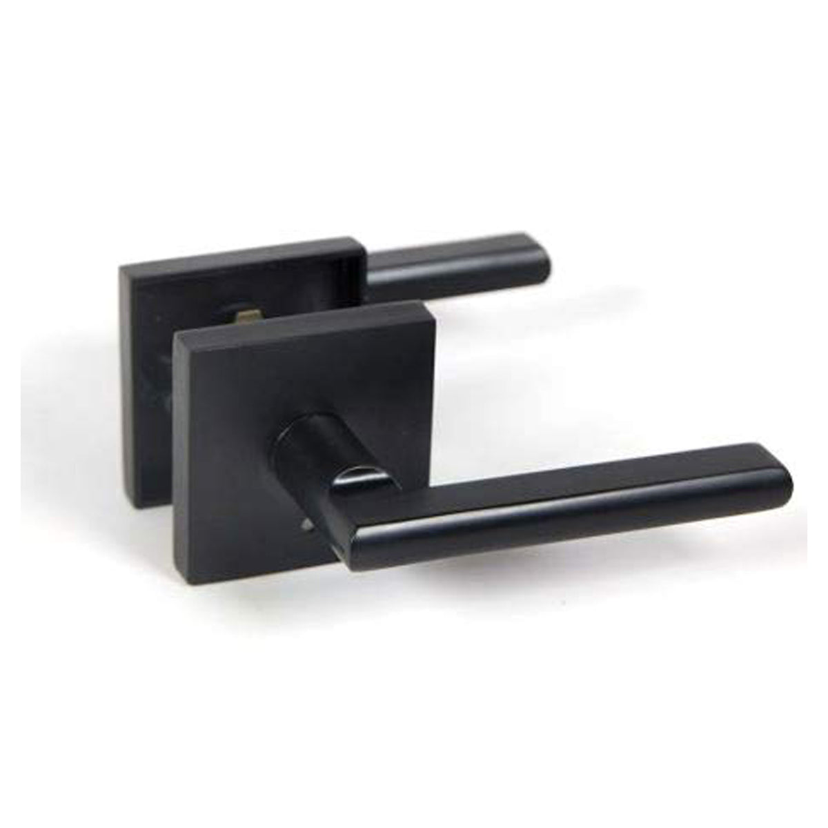 Levier de passage carré Tristan, noir mat