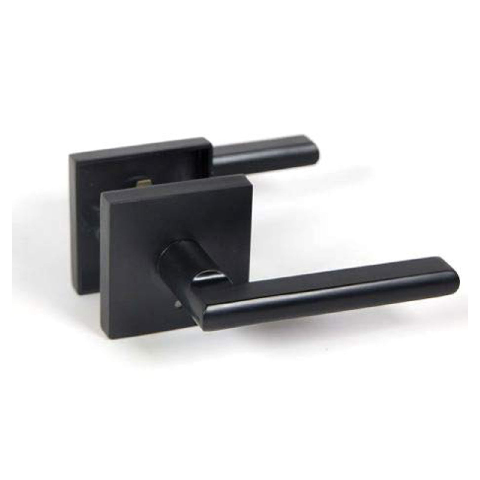 Levier de passage carré Tristan, noir mat