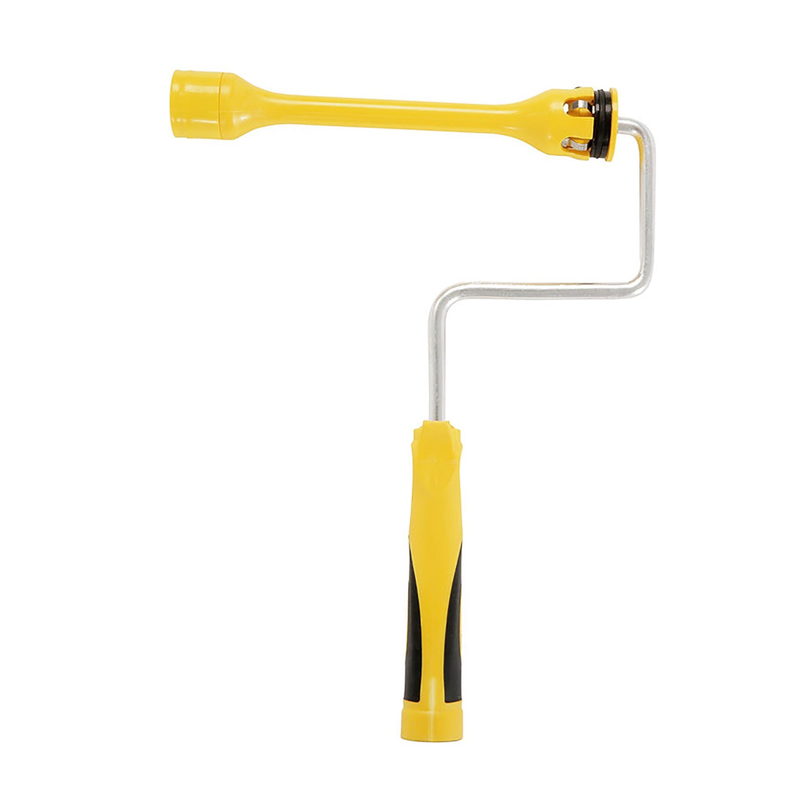 Armature avec manche ergonomique jaune, 9-1/2''