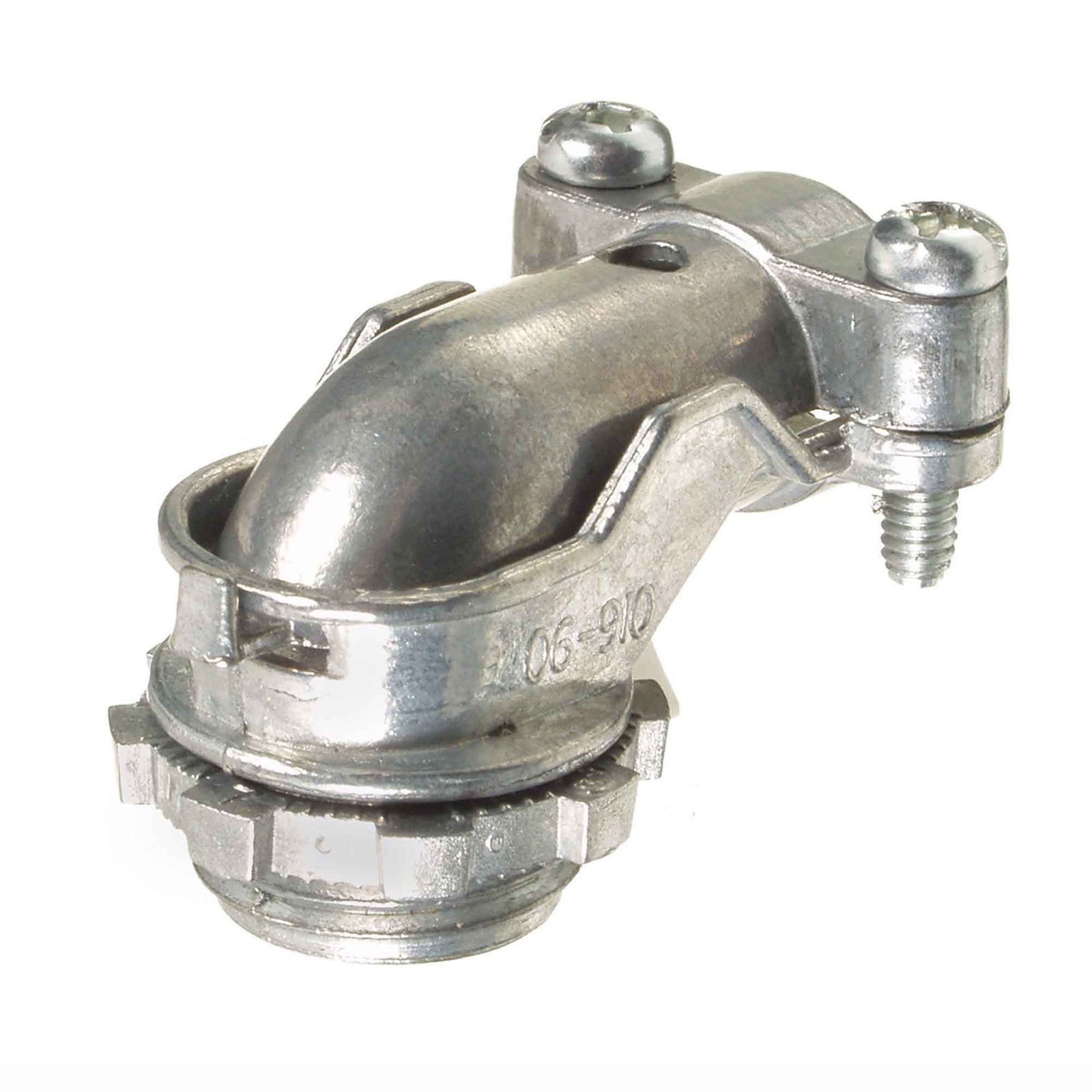 Connecteur en zinc pour conduit de 90°, 3/8"