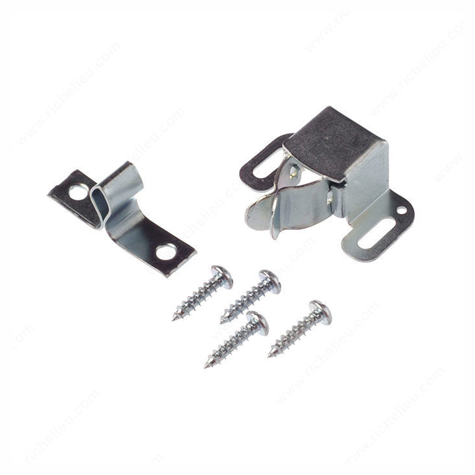 Loquet à friction avec gâche en losange, zinc