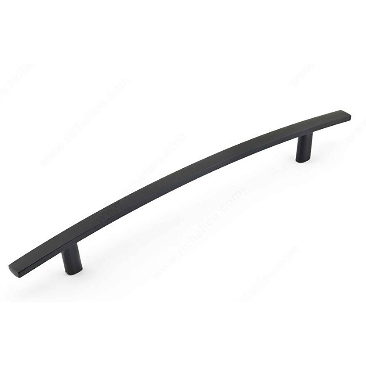 Poignée transitionnelle, noir mat, 192 mm