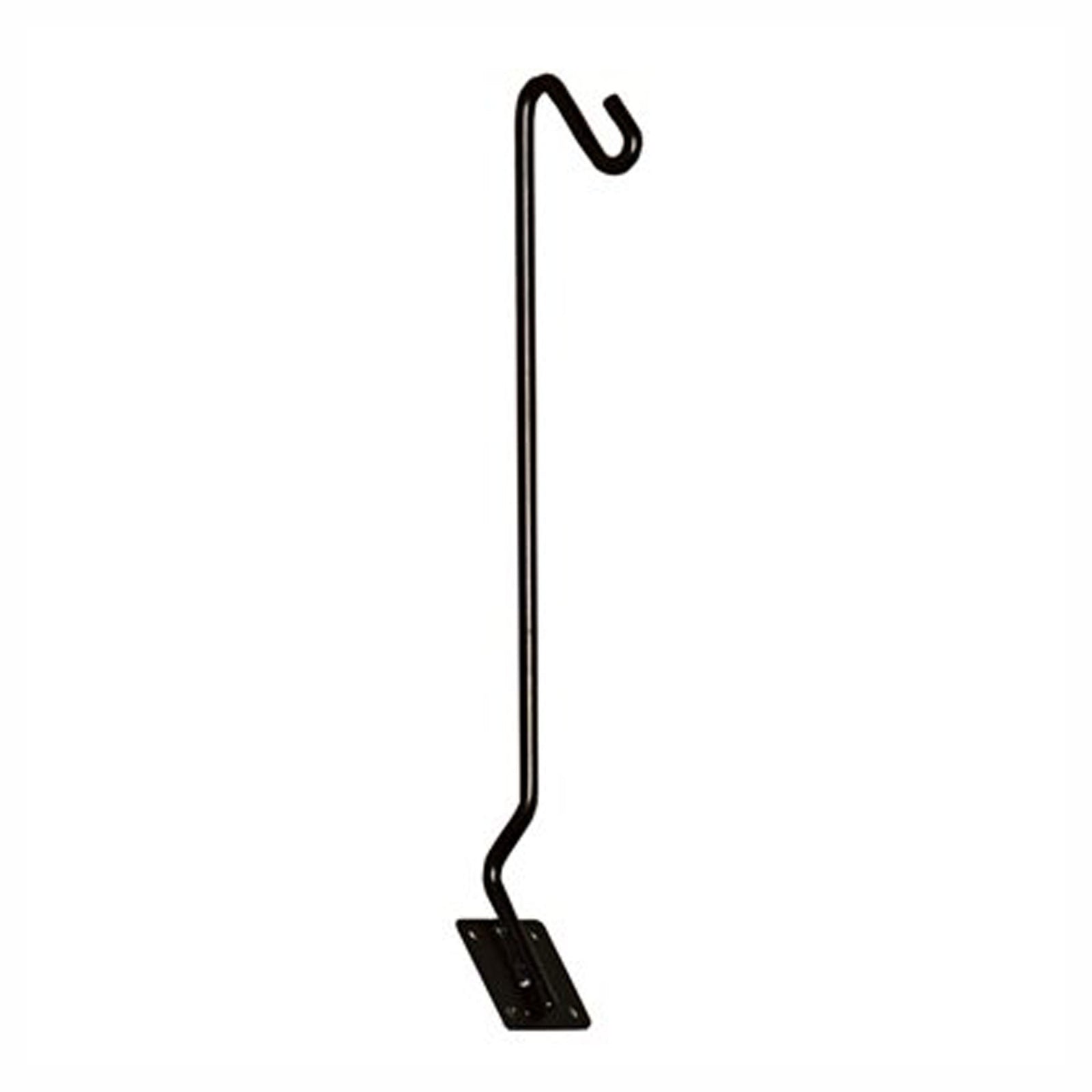 Support mural coudé pour panier suspendu, noir, 15''