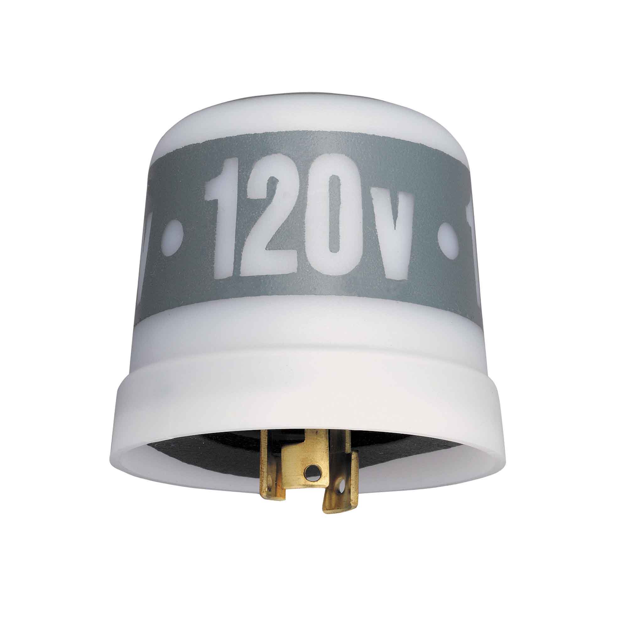 Commande d'éclairage photocontrôle thermique,verrouillable, 120 V