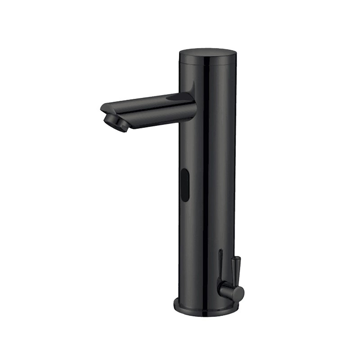 Robinet noir mat avec capteur mains libres
