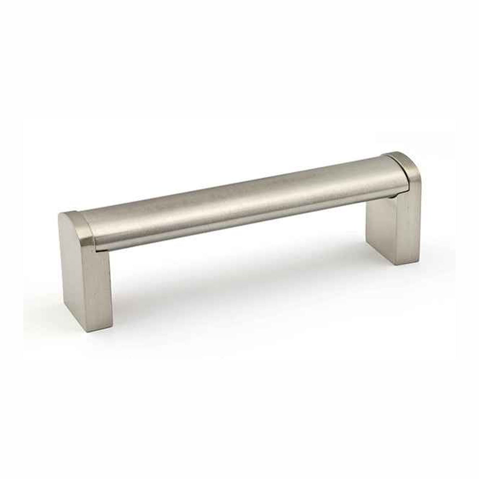 Poignée moderne en acier inoxydable, nickel brossé, 192 mm
