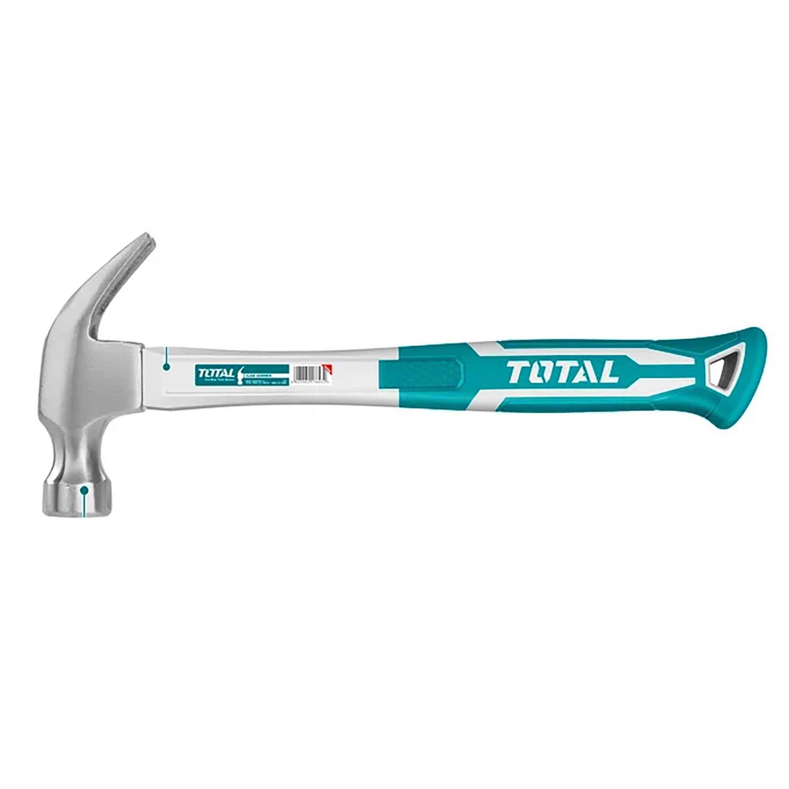 Marteau panne fendue en acier au carbone forgé, 16 oz