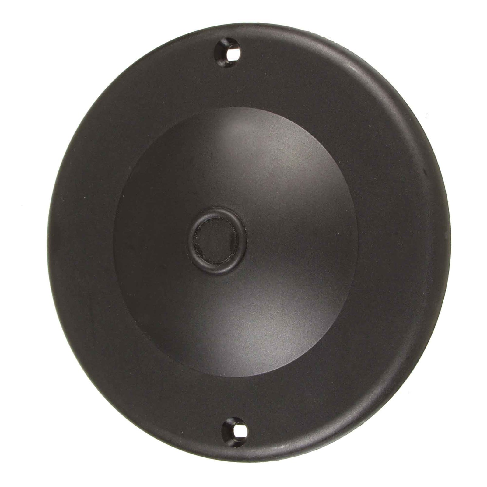 Couvercle circulaire en plastique noir, 4''