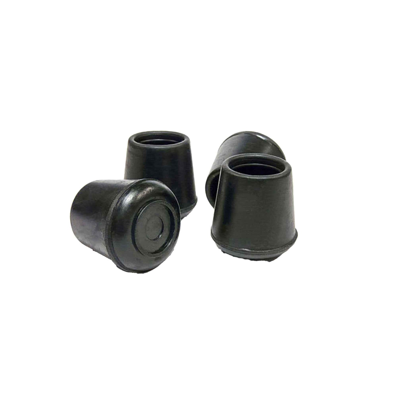 Embout de caoutchouc rond, noir, 5/8'' (emballage de 4)