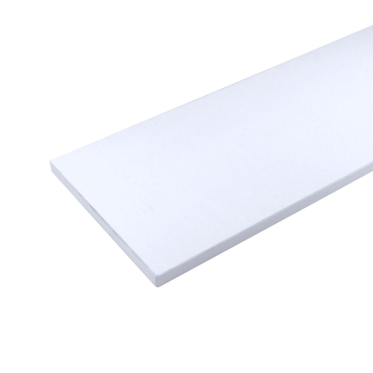 Tablette en mélamine blanche, 48&#39;&#39; x 8&#39;&#39; x 5/8&#39;&#39;