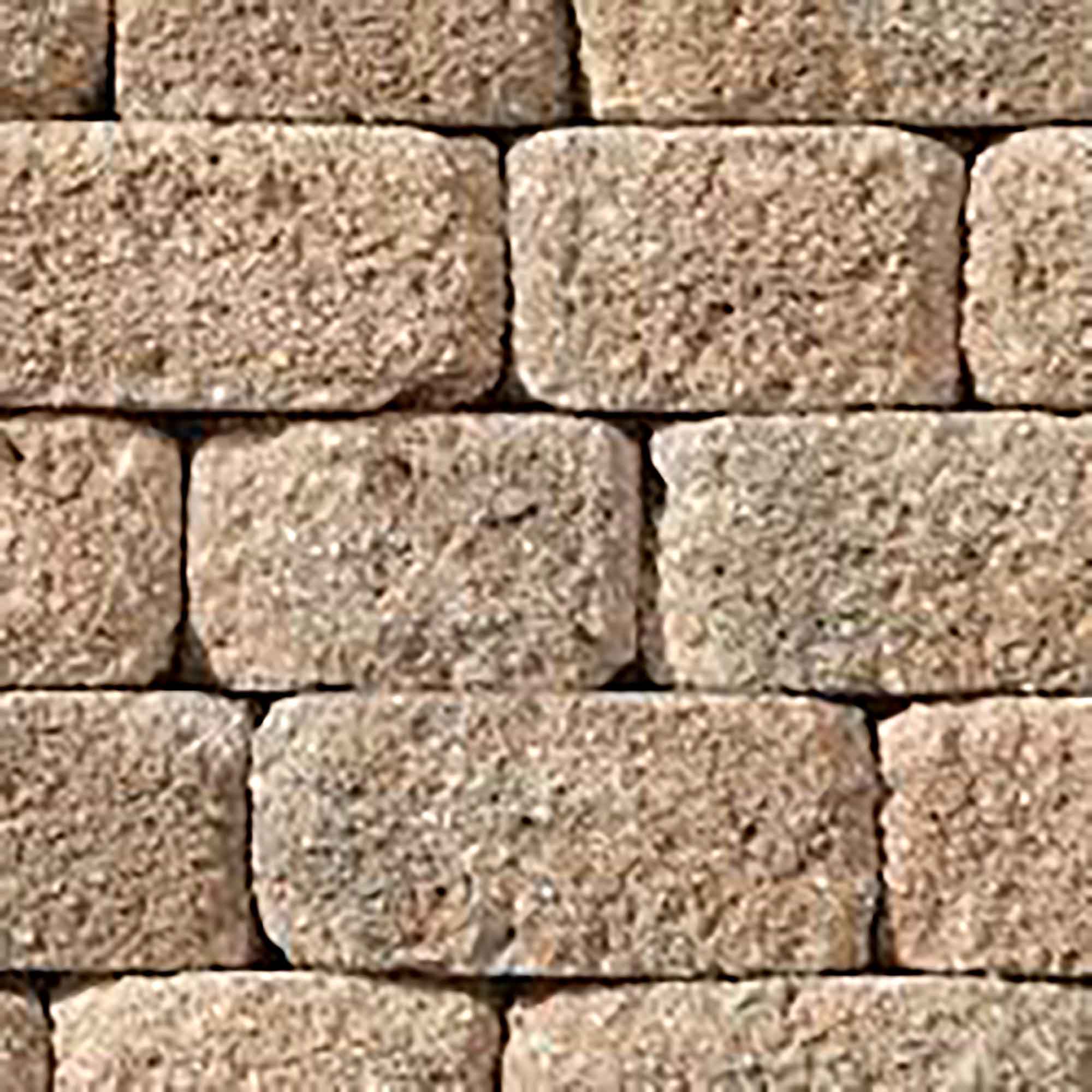 Muret champêtre, nuancé beige