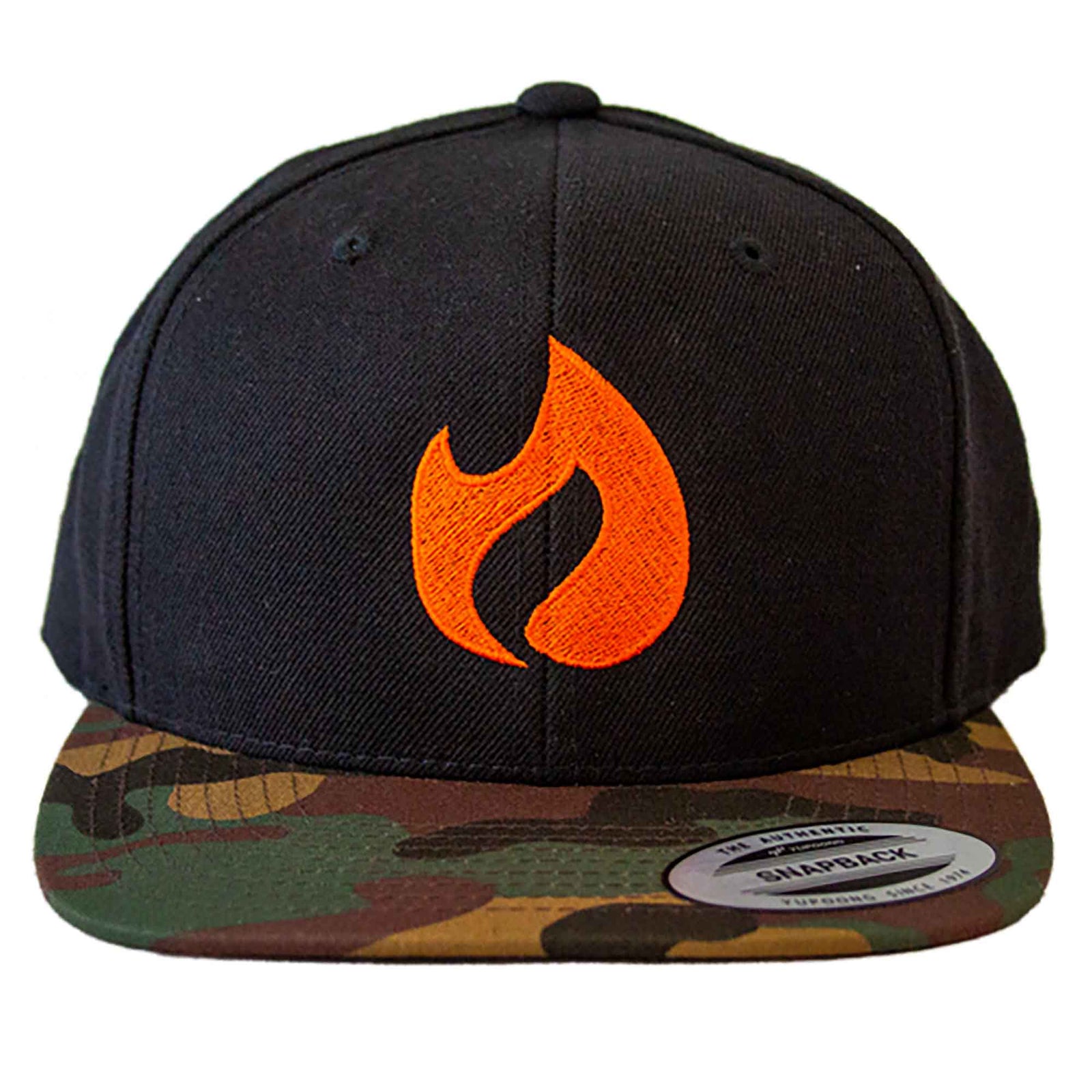 Casquette Camo / noir avec logo BBQ Québec