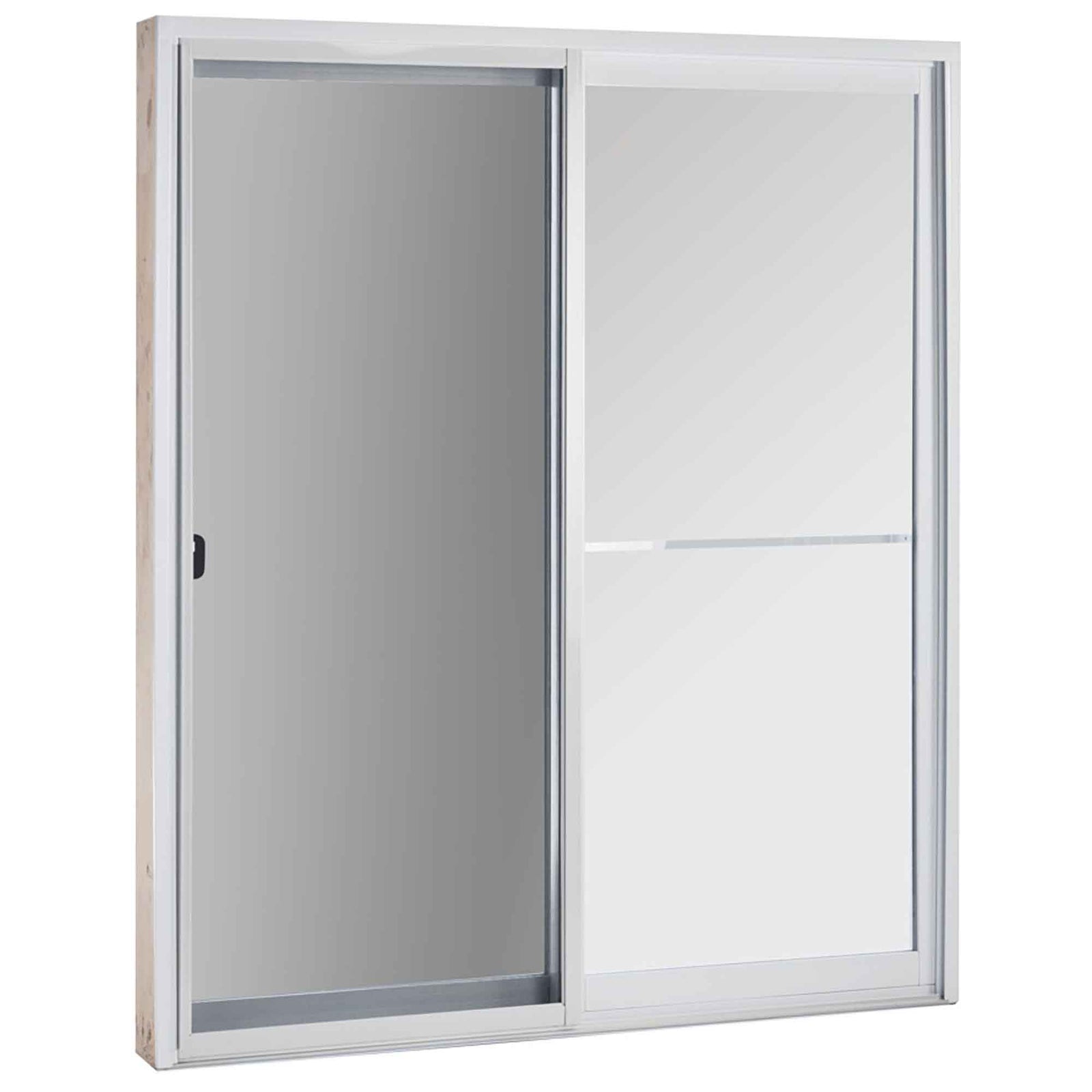 Porte patio PVC modèle Astral V-25, droite 6'