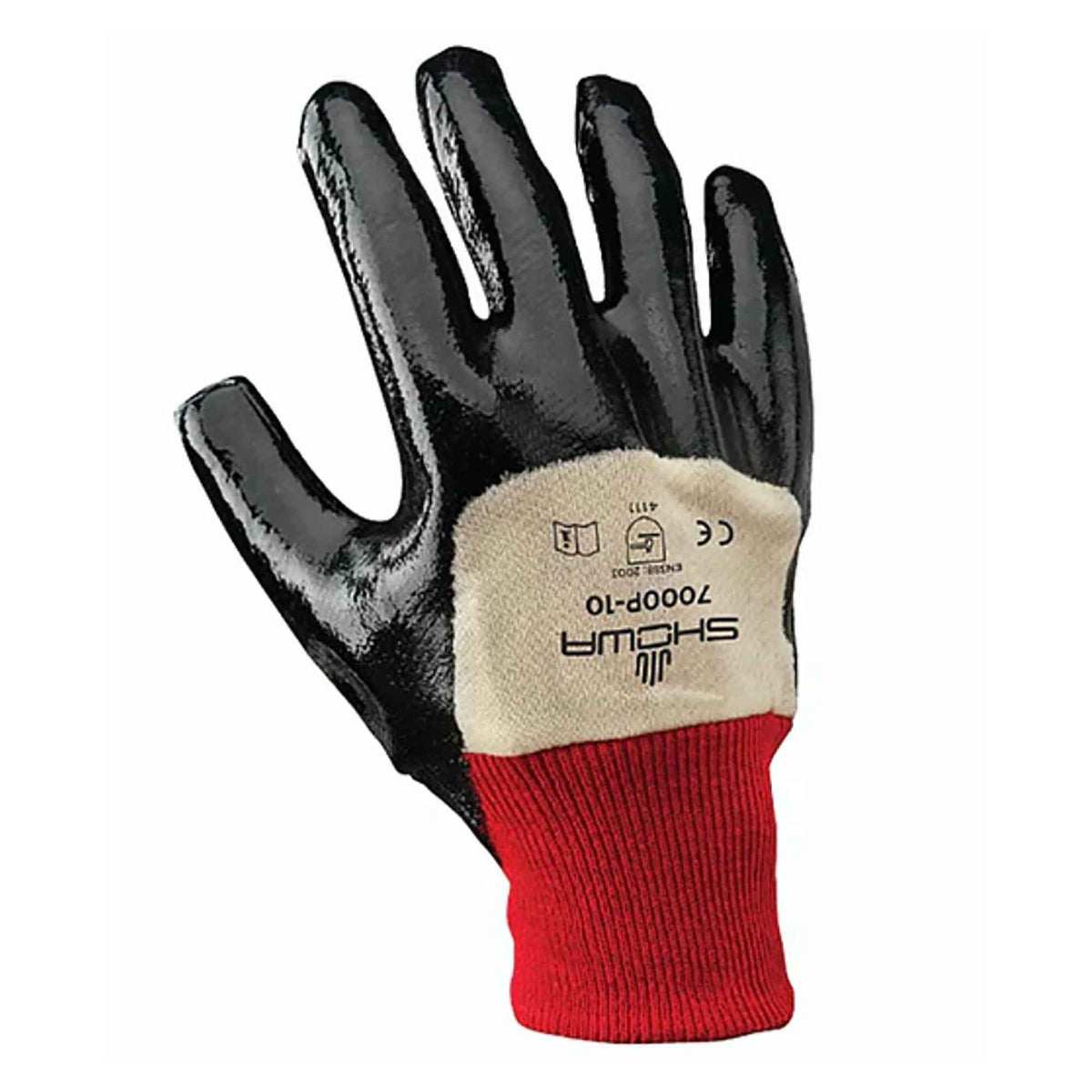 Gant de travail, double coton, large