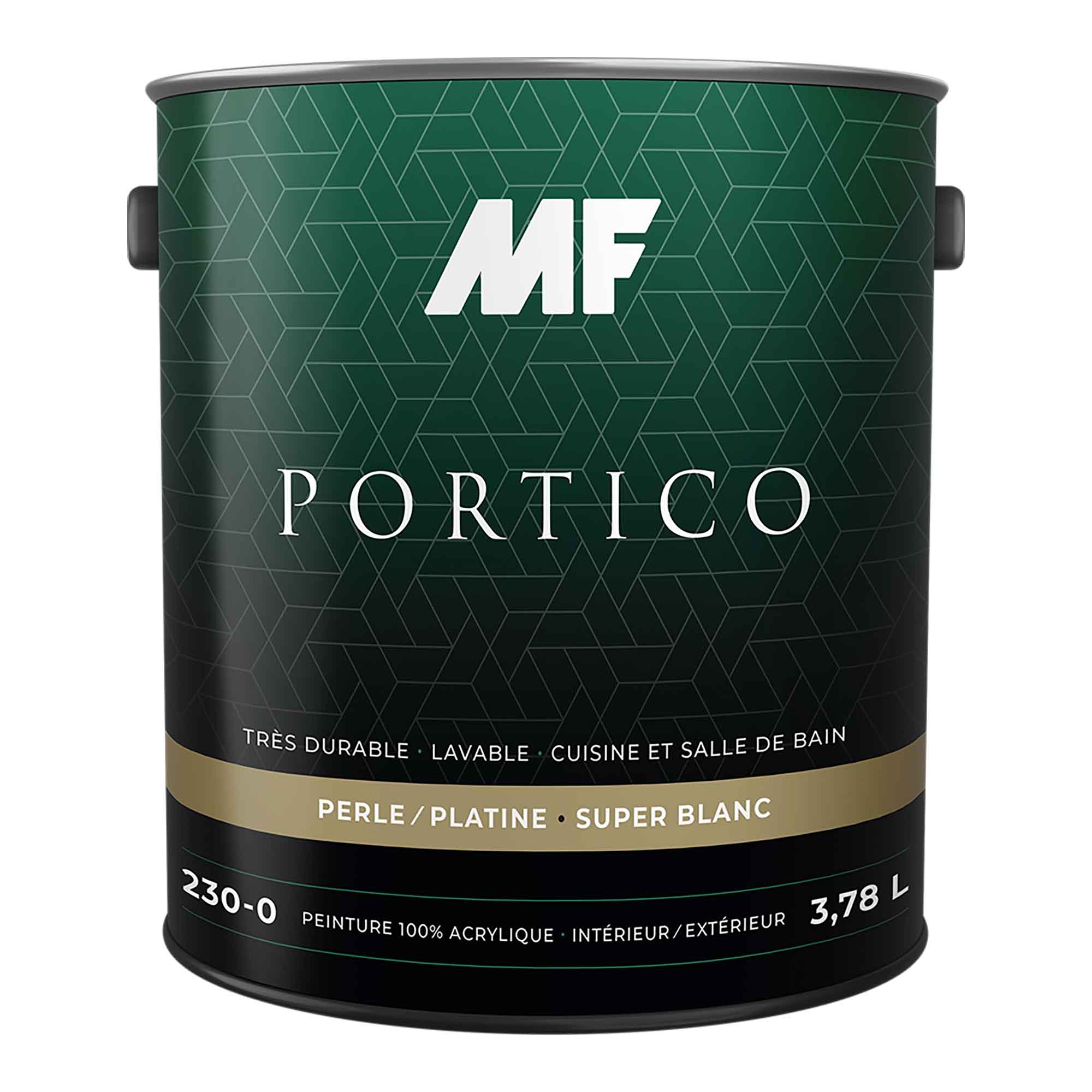 Peinture intérieur et extérieur Portico, satin, base M, 3,66 litres