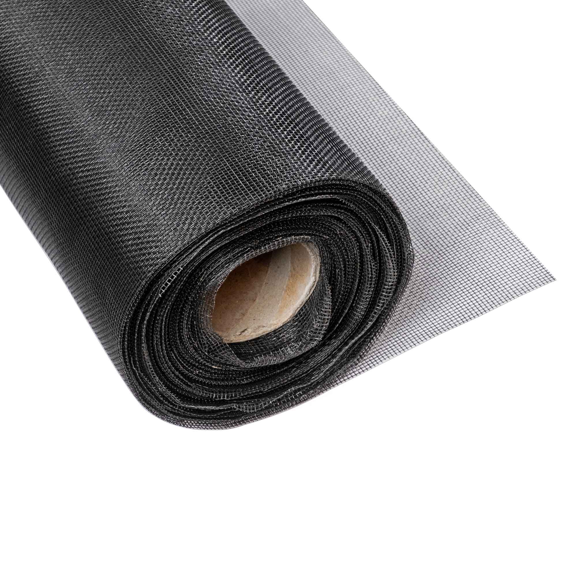 Moustiquaire fibre de verre de 60" x 100', noire 