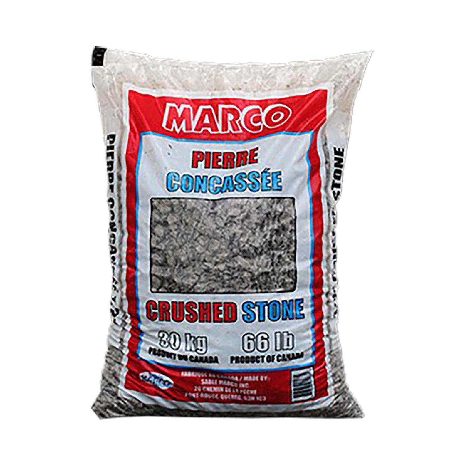 Pierre concassée 0 - 3/4'', 30 kg