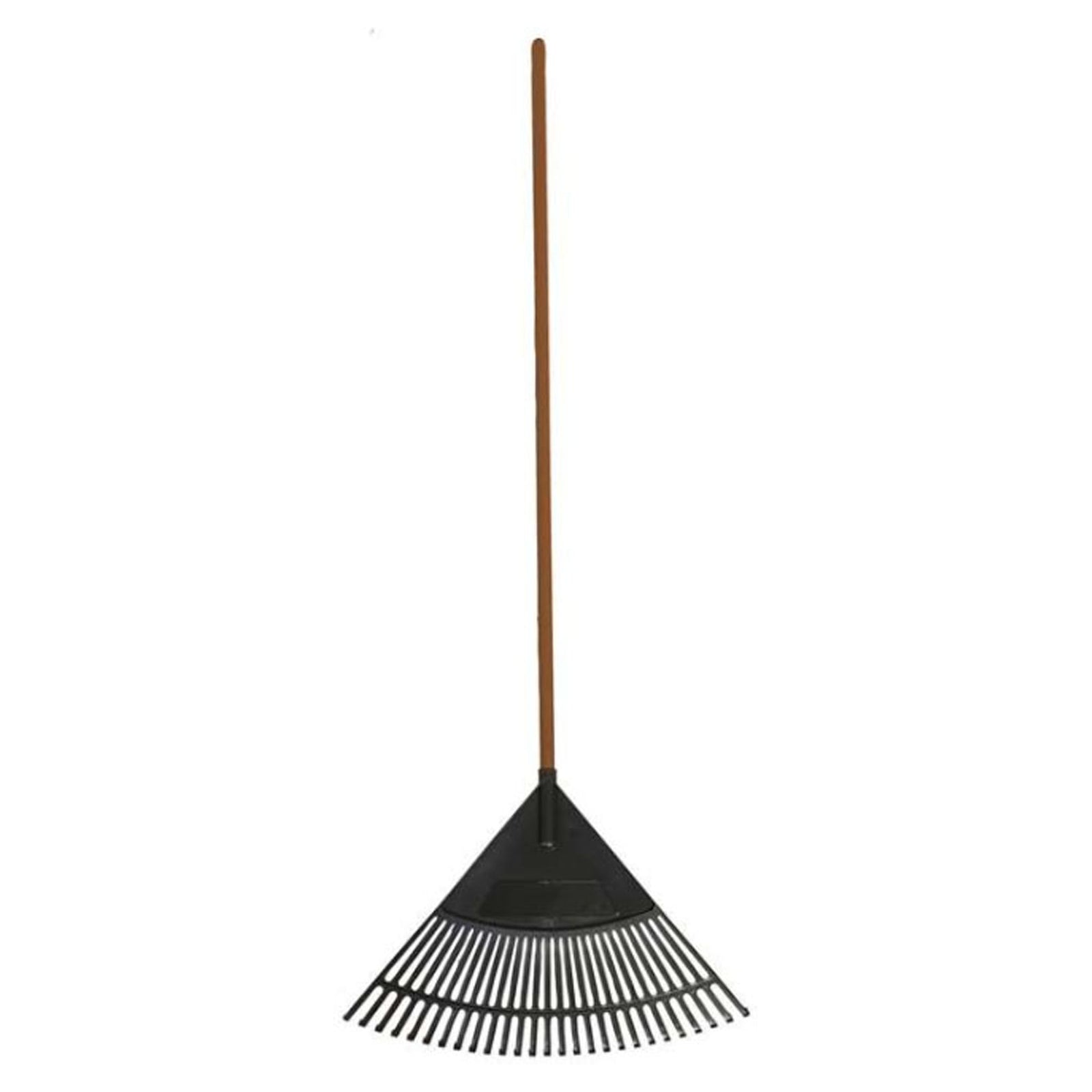 Rateau à feuille, manche en bois, 24''