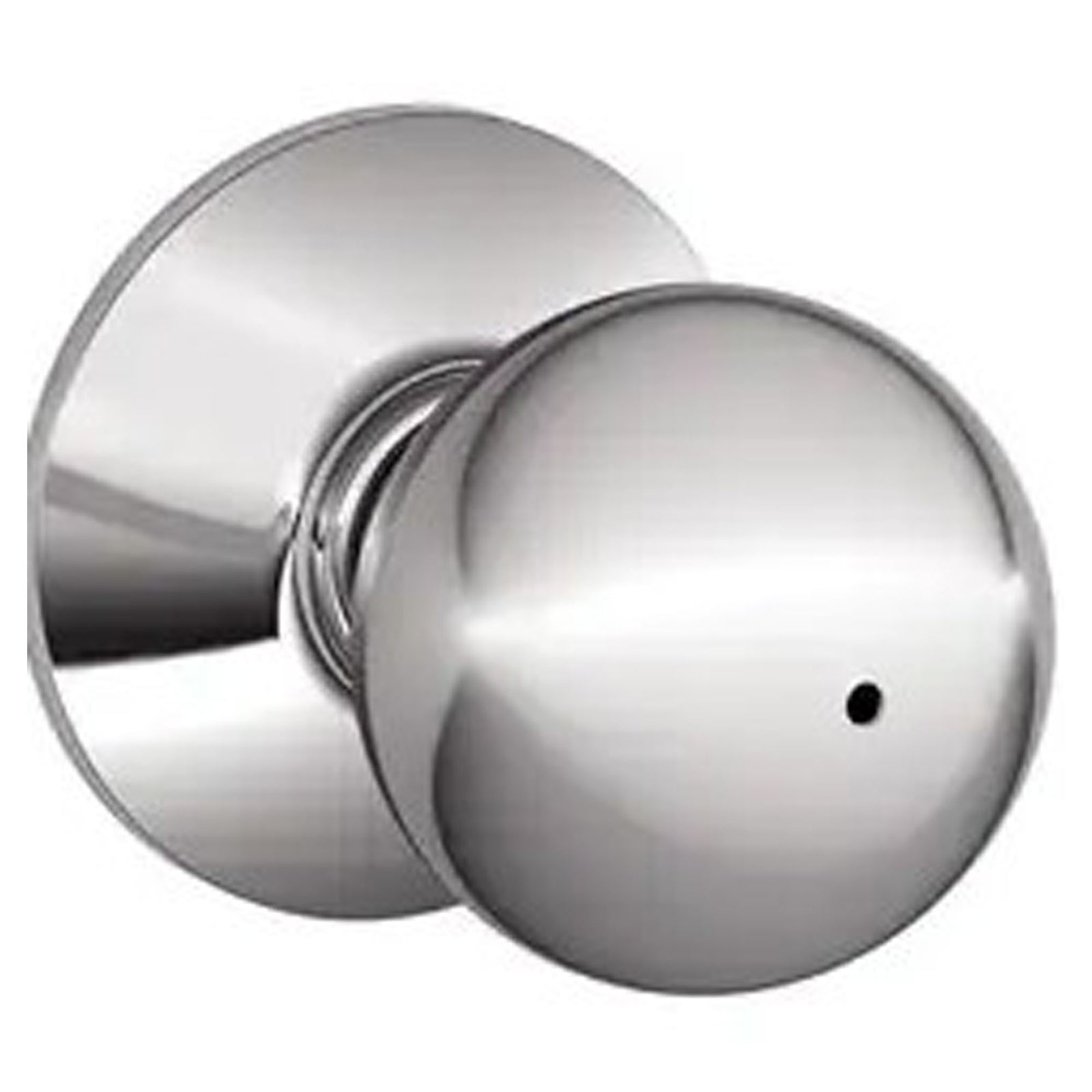 Bouton privée Orbit, chrome satiné