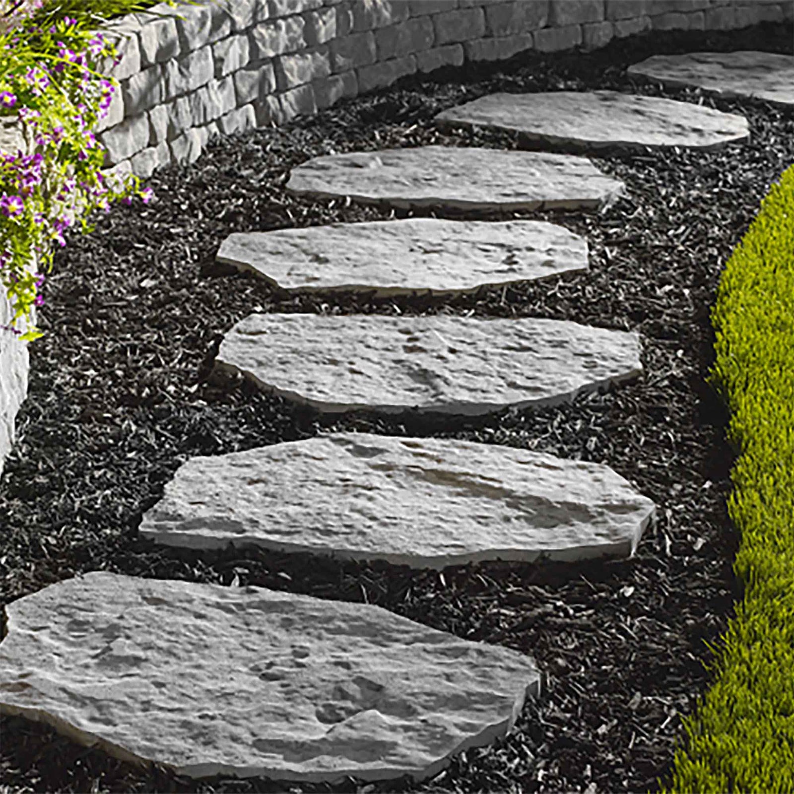 Dalles mini Kendo, gris Richmond