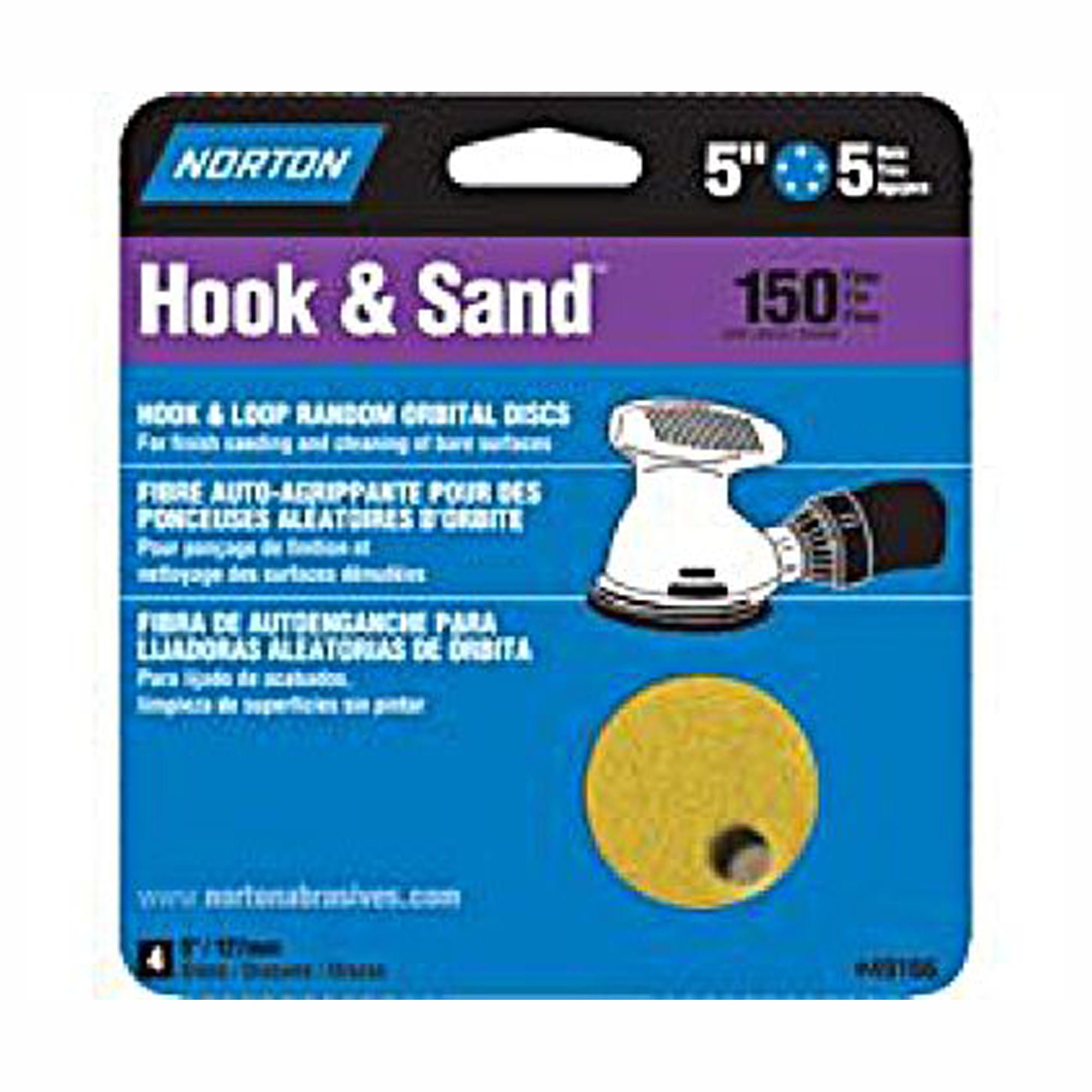 Disque de ponçage, H/L, 5'', 150 gr