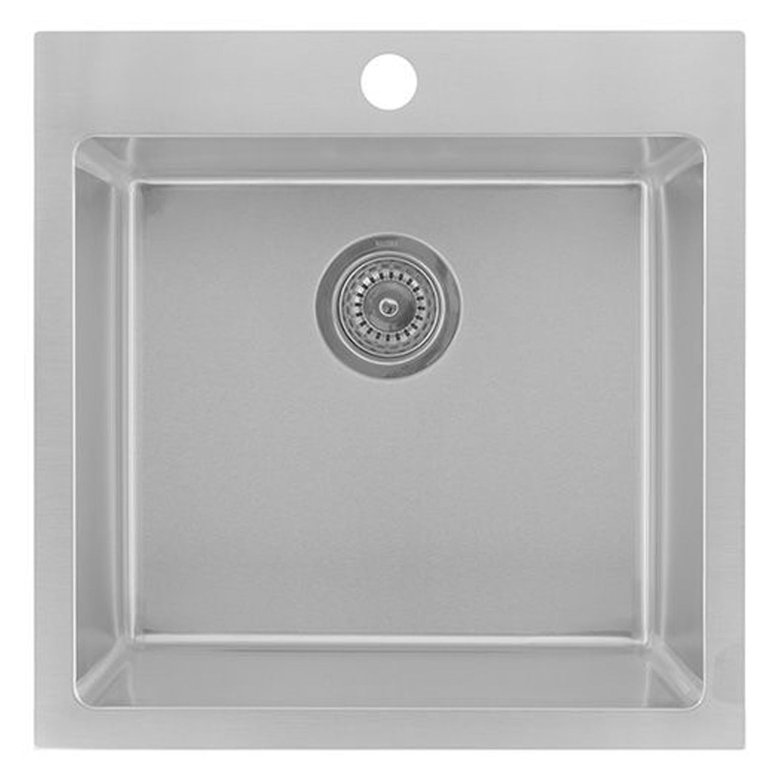 Évier de cuisine simple Zen, 1 trou, acier inoxydable