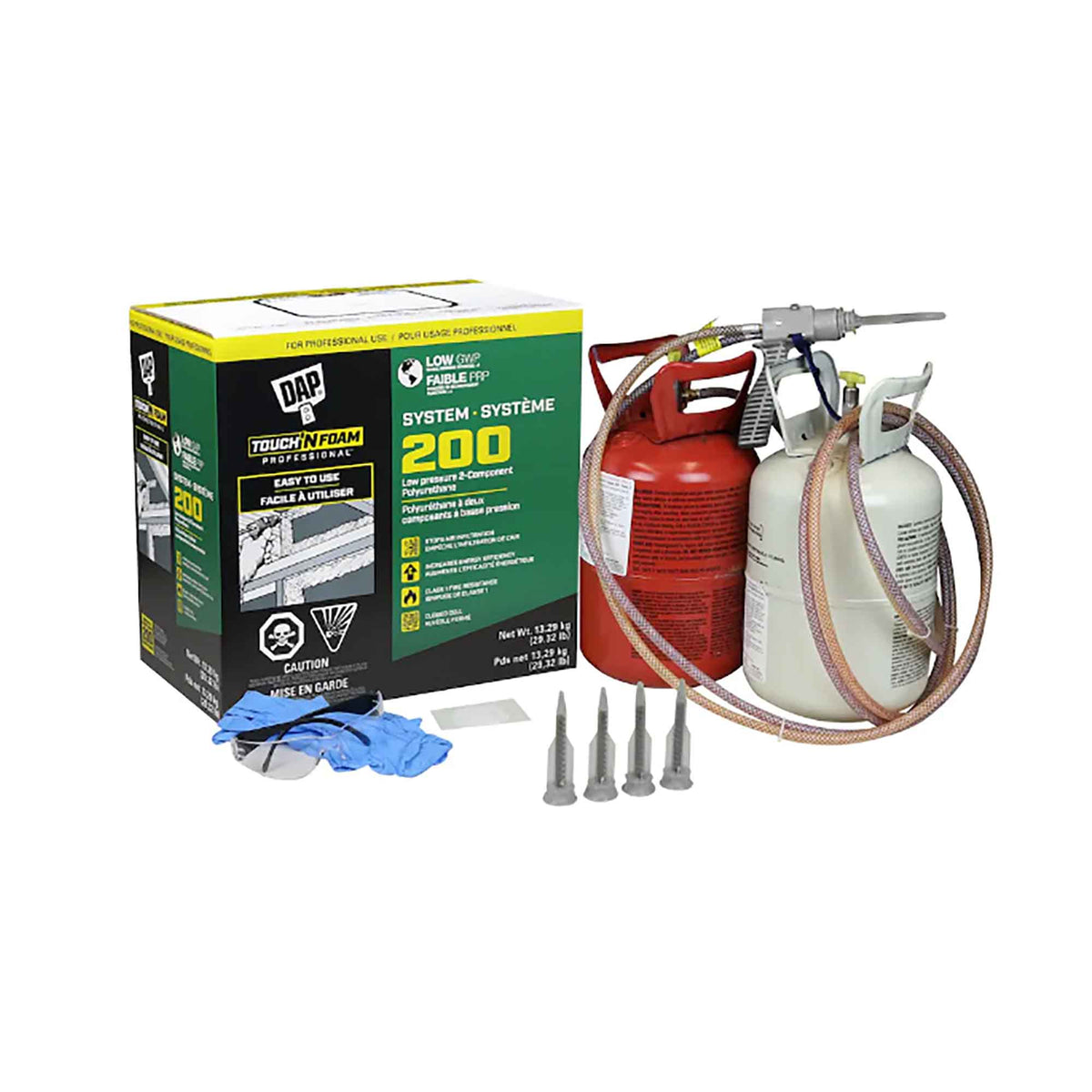 Mousse Touch & foam, kit 200 en 2 parties