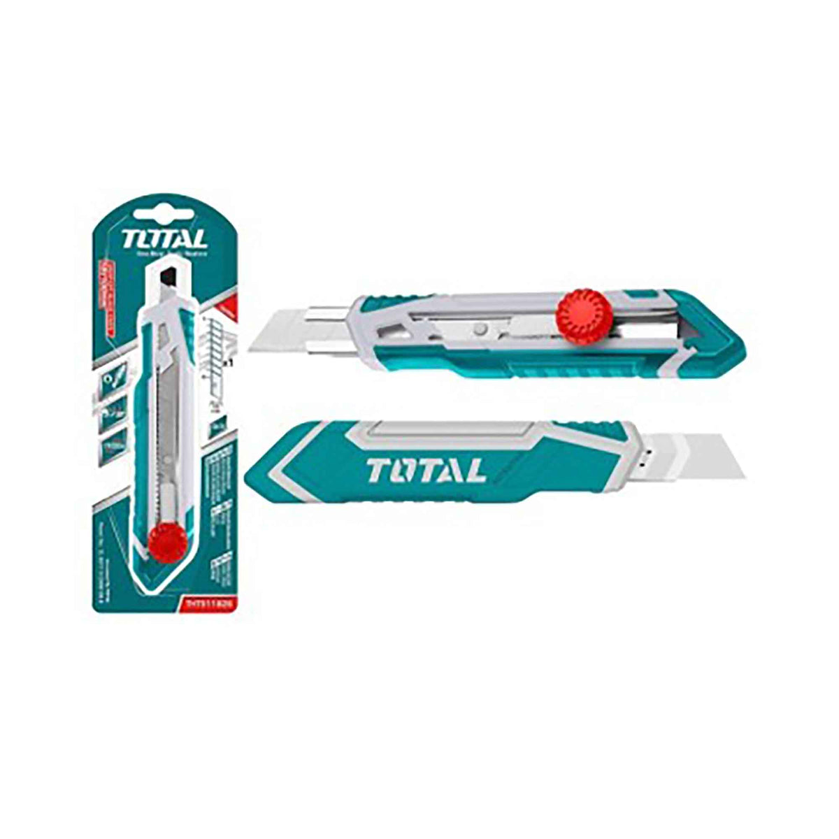 Couteau à lame sécable Total tools, 18 mm