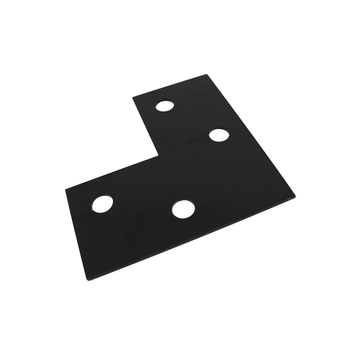 Plaque noire de coin plate, 6&#39;&#39; x 6&#39;&#39; x 3&#39;&#39; 