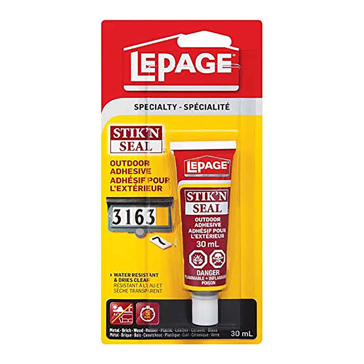 Adhésif Stik&#39;n seal extérieur, 30 ml