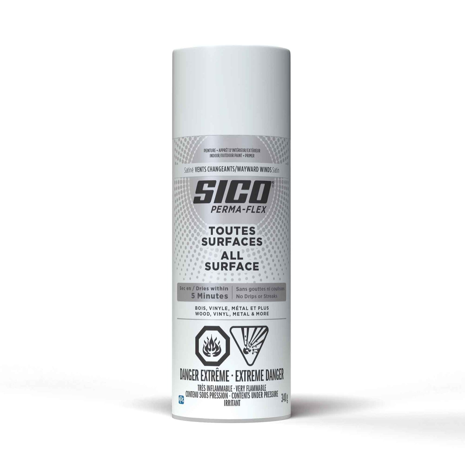 Peinture Aérosol Perma-flex, vents changeants satinés, 340 ml