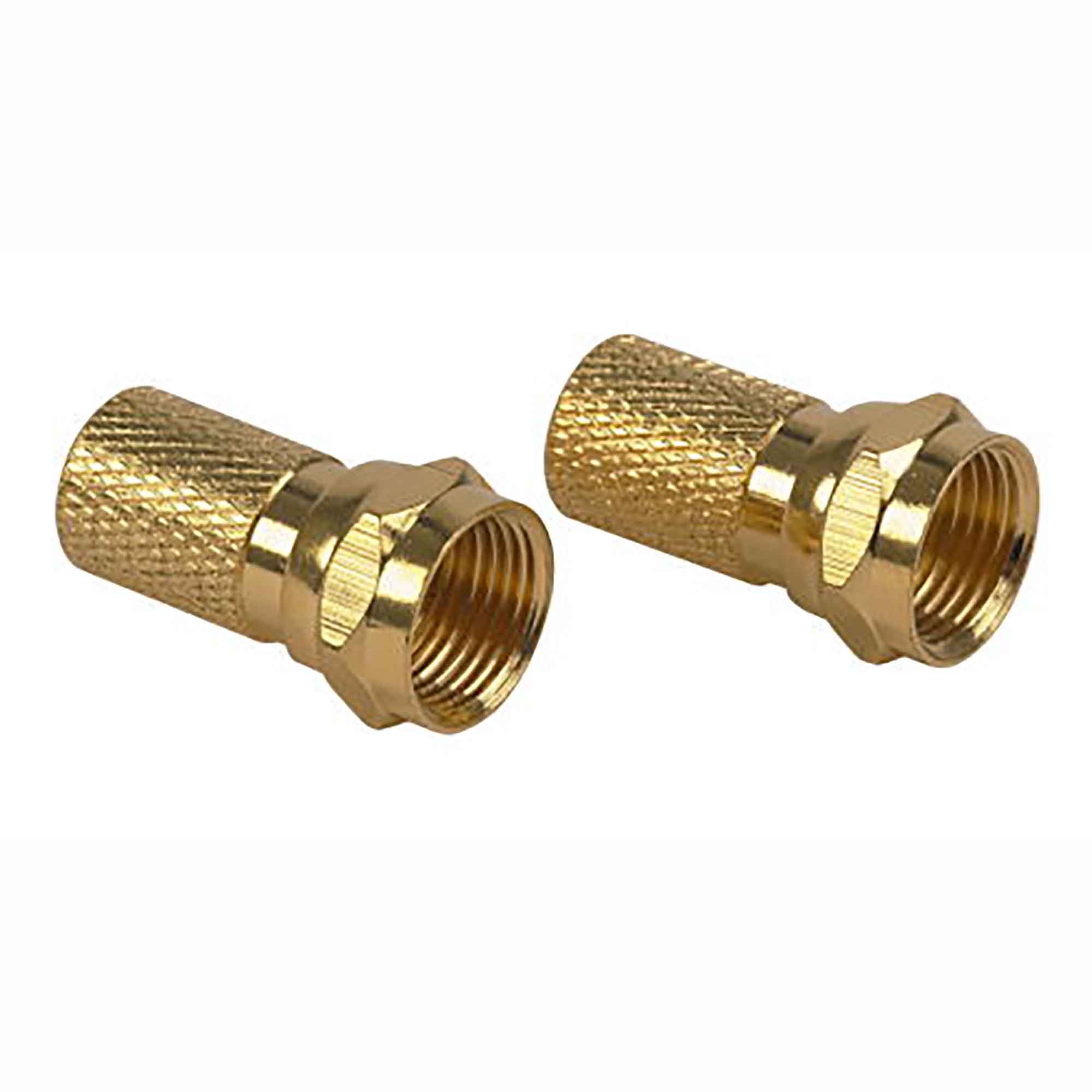 Connecteur coaxial F vissable RG6 (10 unités) 