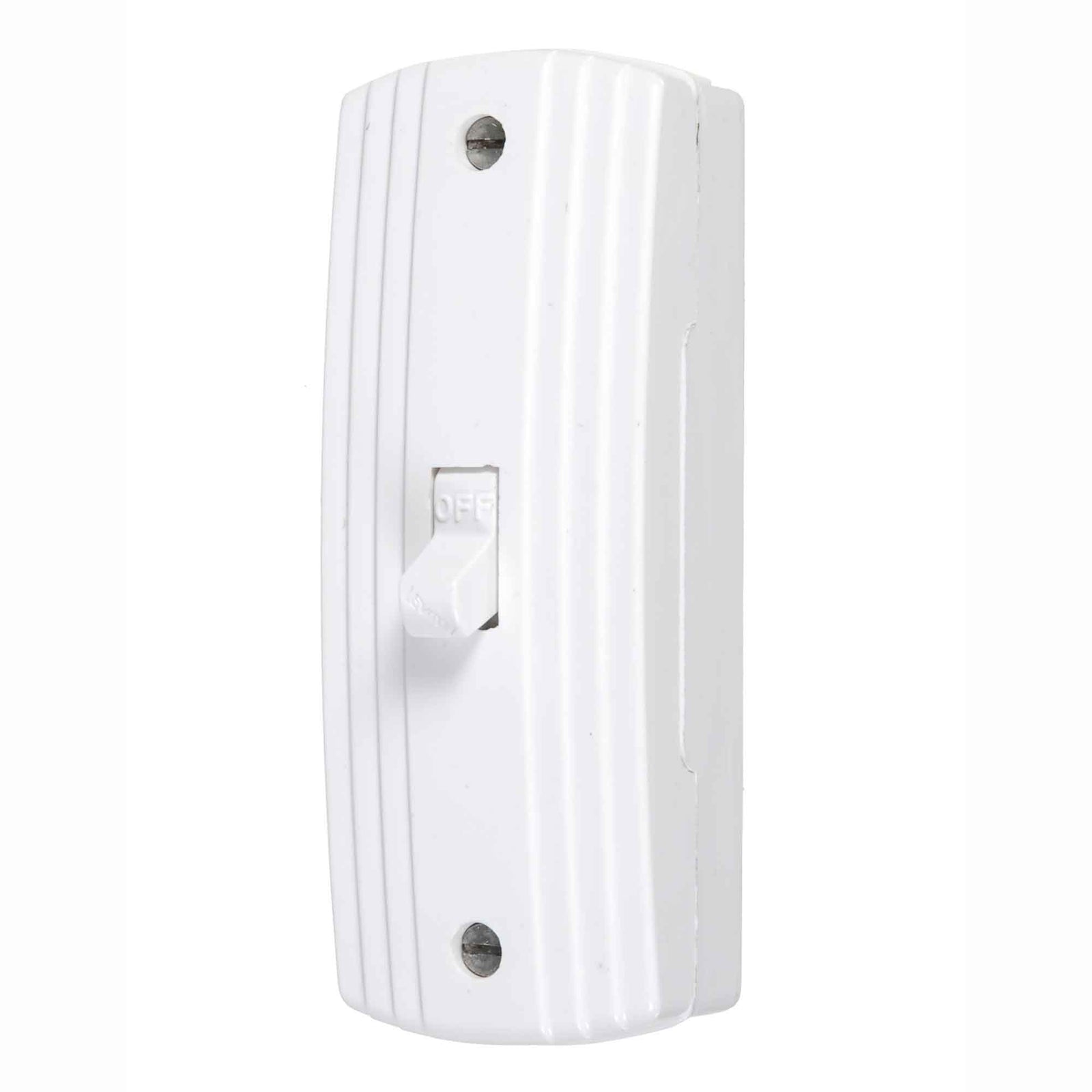 Interrupteur de surface Lev-O-Let unipolaire, blanc