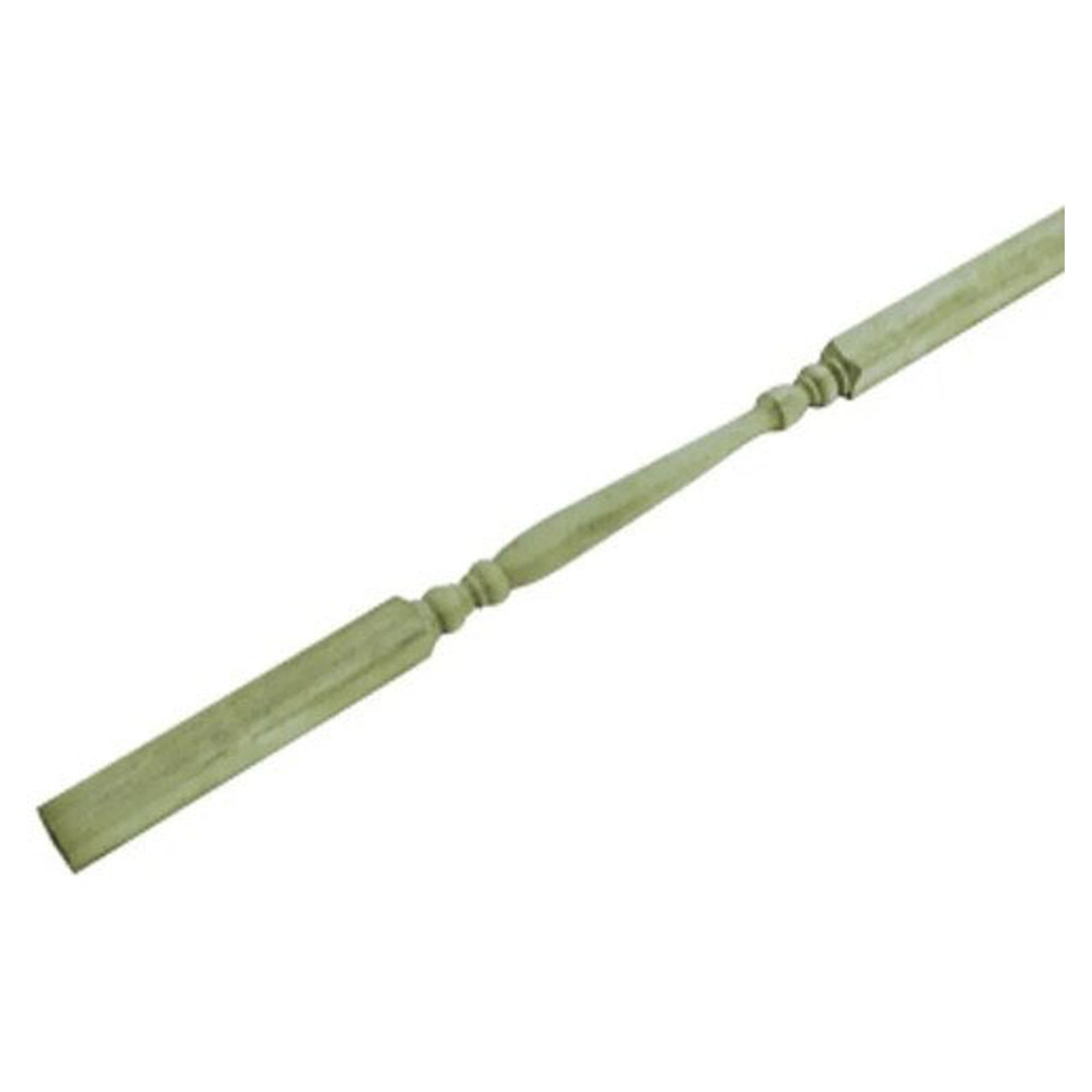Barratin colonial en bois traité, couleur cèdre, 2'' x 2'' x 36''