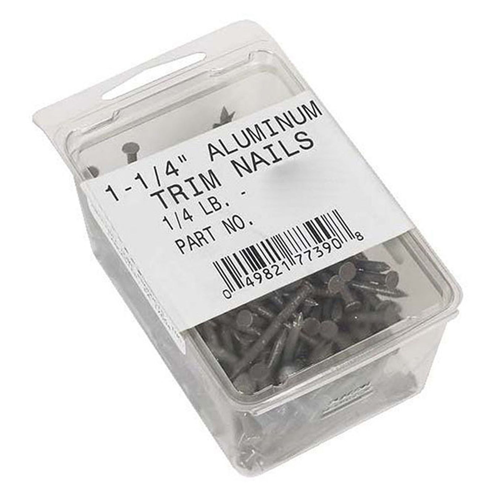 Clou aluminium 1-1/4'' noir, 150gr