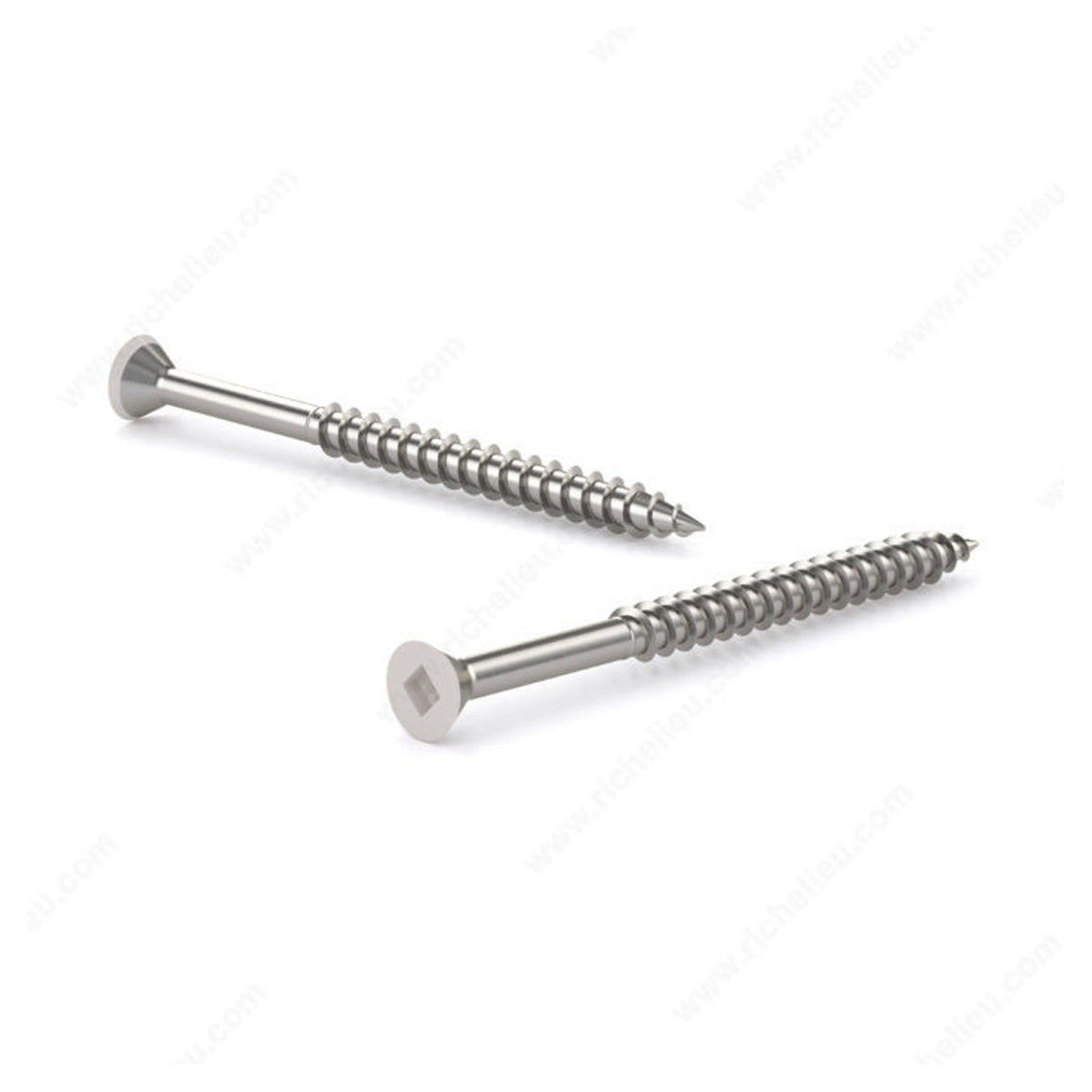 Vis taraudeuse à tête cylindrique, blanc, #8 par 1-1/4'' (emballage de 500)