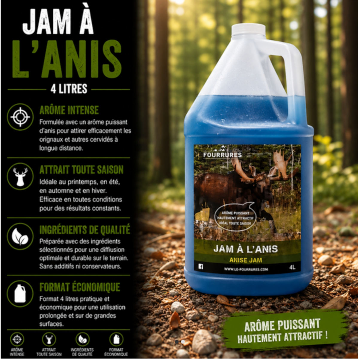Jam à l'anis, 4 litres