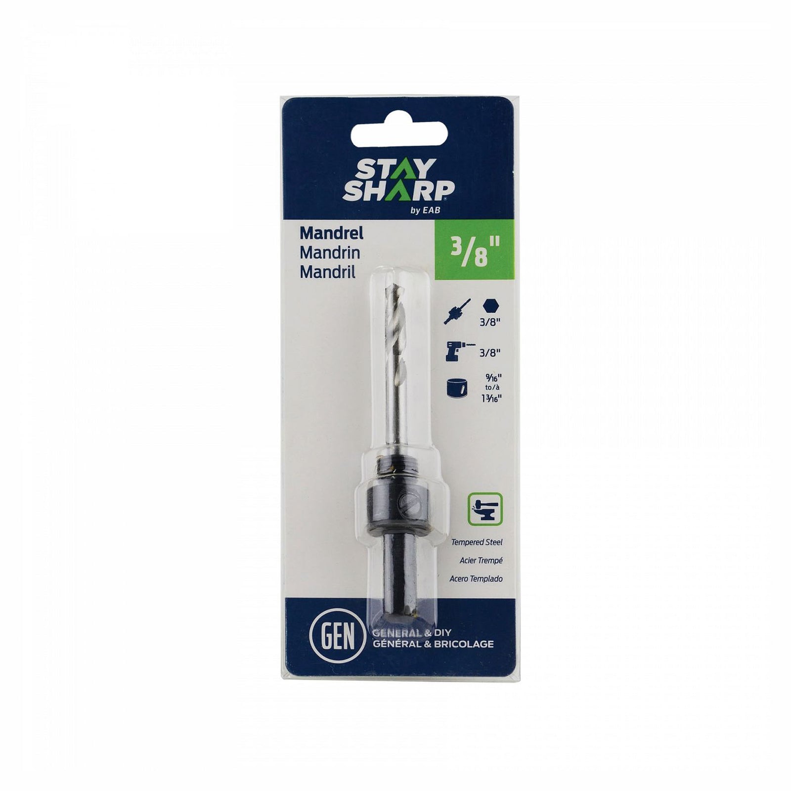 Mandrin rapide, 3/8''