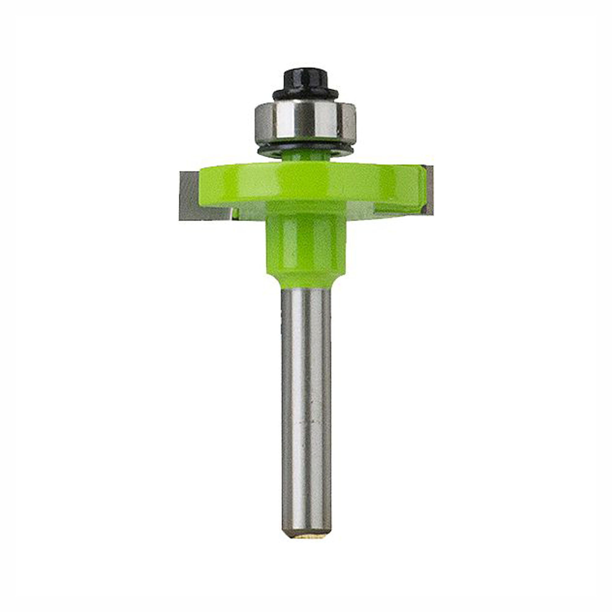 Mèche de toupie à feuillure 1/4" x tige 1/4''