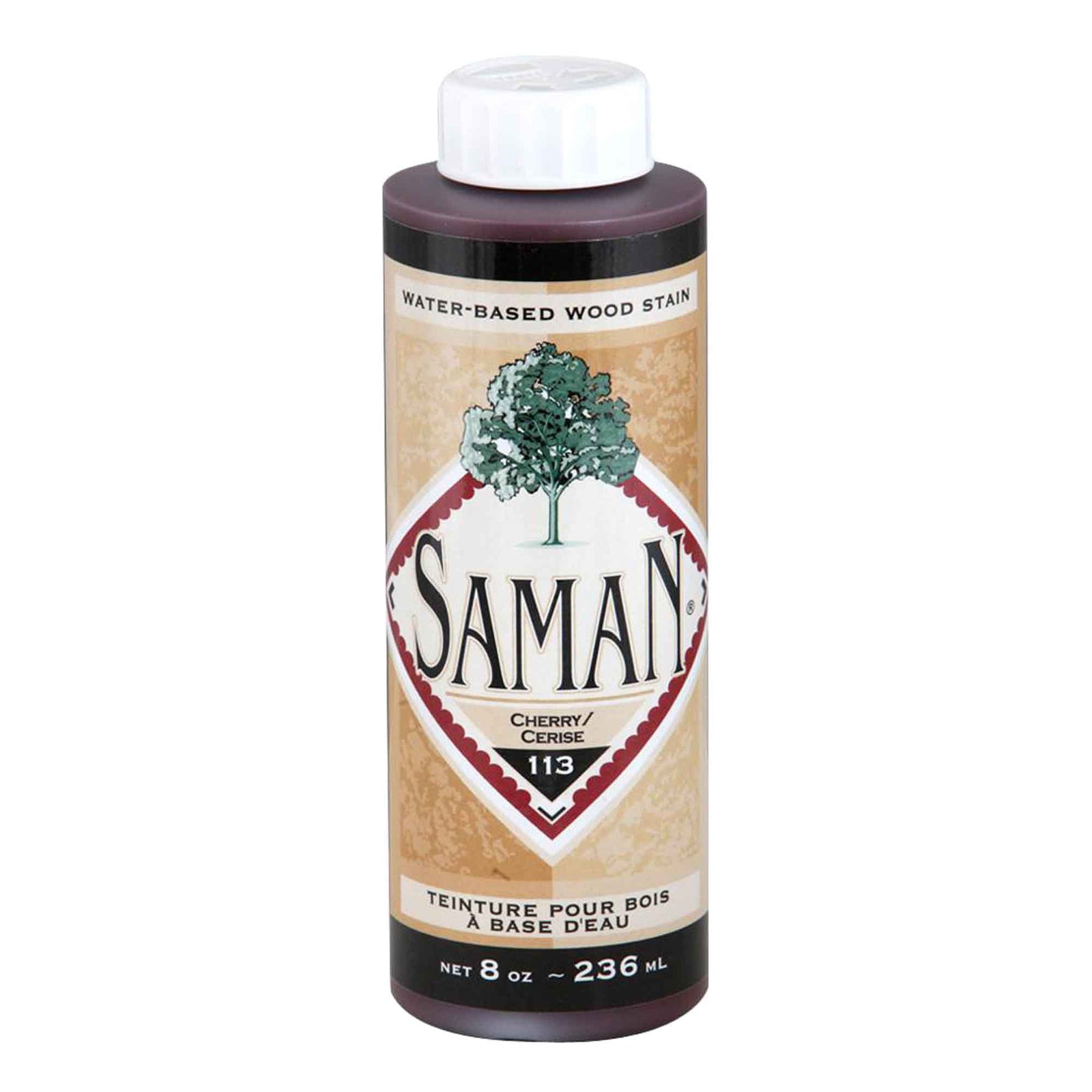 Teinture pour bois à base d'eau Cerise, 236 ml                   