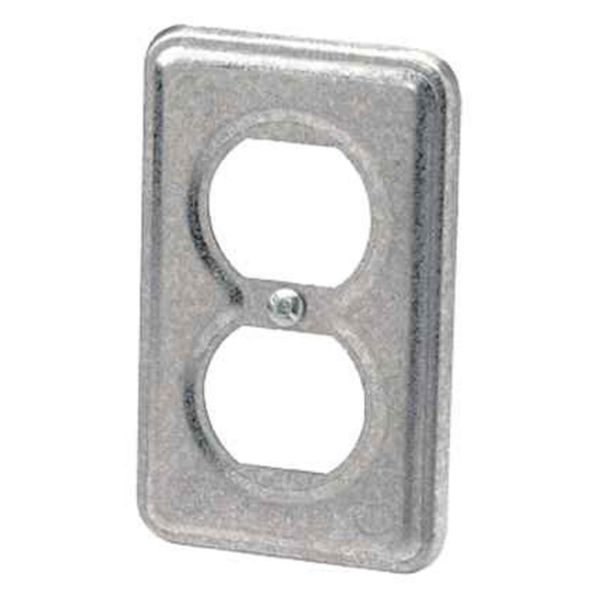 Plaque pour prise double, en métal, 2020